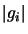 $ \left\vert g_i\right\vert$