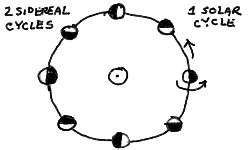 Two sidereal, one solar