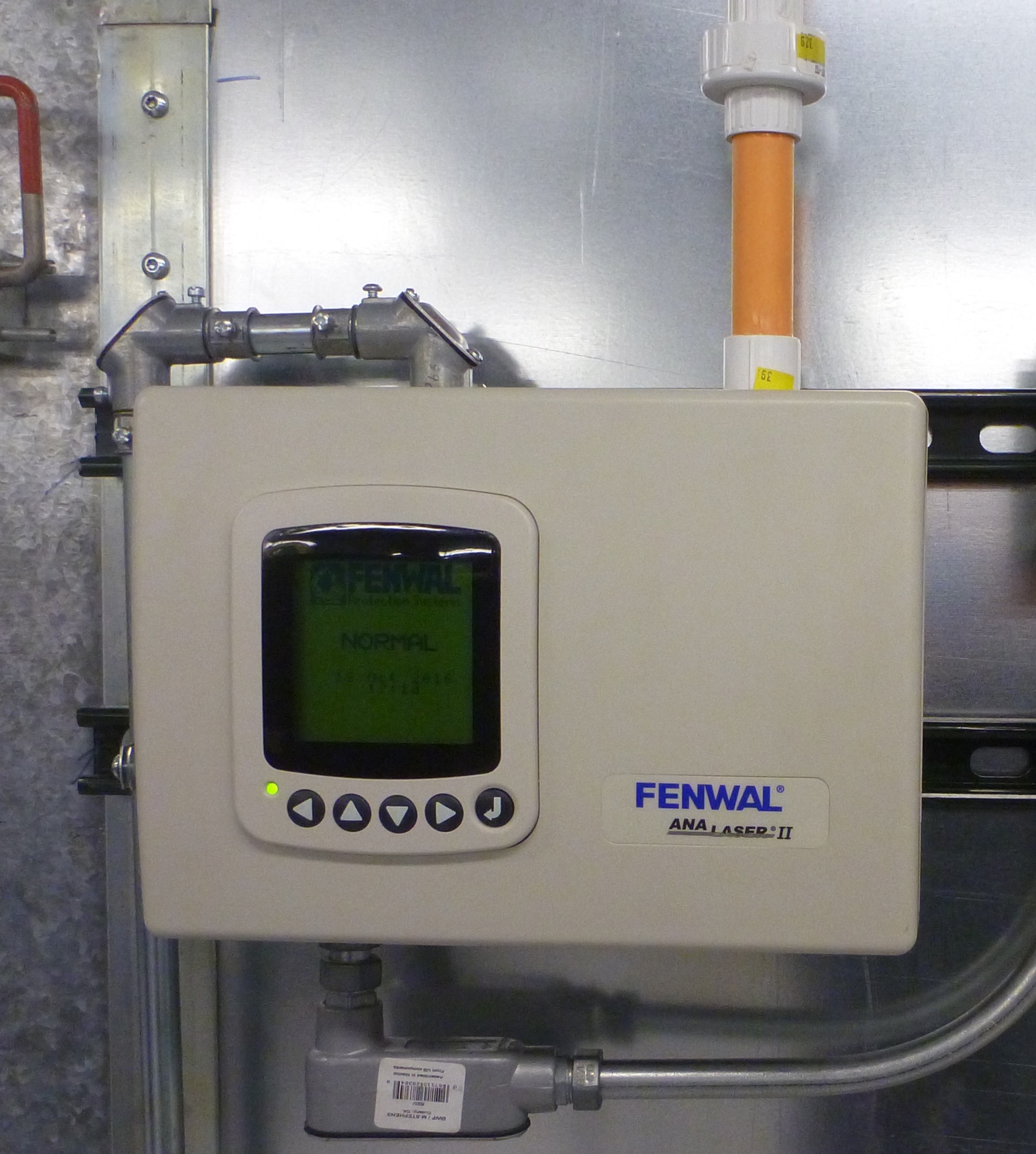 Fenwal AnaLASER II High Sensitivity Smoke Detector in the WIDAR
	       correlator room.