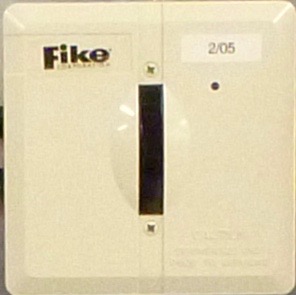 Photograph of one of the many Fike
	       monitor/control modules.