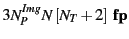 $\displaystyle 3N^{Img}_PN\left[N_T +2\right] {\tt\bf fp}$