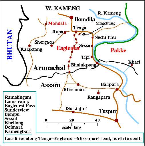 Eaglenest map