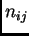 $ n_{ij}$