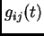 $ g_{ij}(t)$