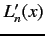 $\textstyle L^\prime_n(x)$