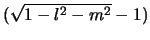 $ (\sqrt{1-l^2-m^2}-1)$