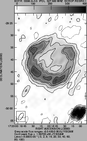 \includegraphics[scale=0.45]{Images/1716-29.GMRT.PS}