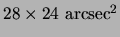 $ 28 \times 24 {\mathrm{arcsec^2}}$