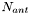 $N_{ant}$