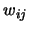 $ w_{ij}$